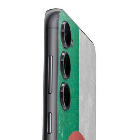 Algeria Flag Distressed Galaxy S25 Skin